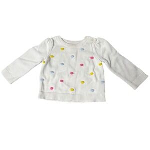 Baby Gap Popcorn Polka Dot Sweater - 6-12 Months